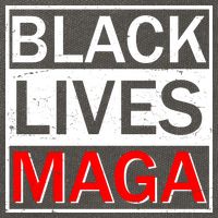 Black Lives MAGA Cotton Canvas Backpack