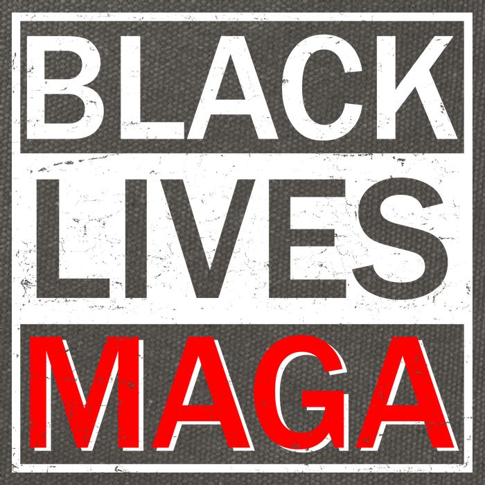 Black Lives MAGA Cotton Canvas Backpack