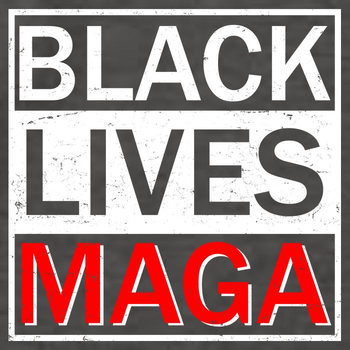 Black Lives MAGA Vector Backpack
