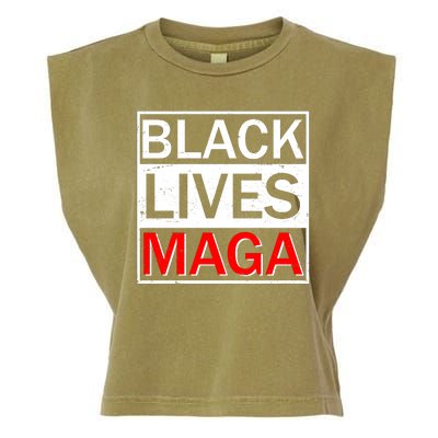 Black Lives MAGA Garment-Dyed Women's Muscle Tee