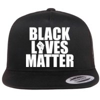 Black Lives Matter Flat Bill Trucker Hat