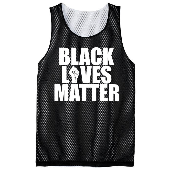 Black Lives Matter Mesh Reversible Basketball Jersey Tank