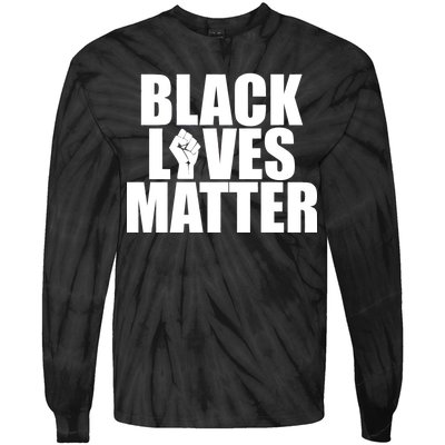 Black Lives Matter Tie-Dye Long Sleeve Shirt