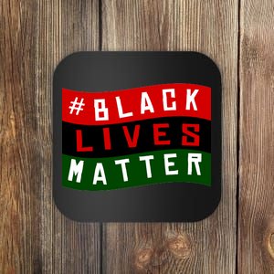 Black Lives Matter African American Flag Coaster