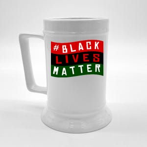 Black Lives Matter African American Flag Beer Stein