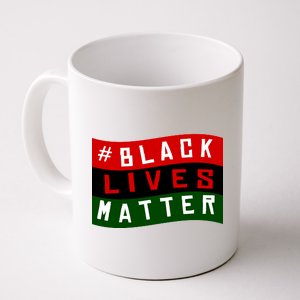 Black Lives Matter African American Flag Coffee Mug