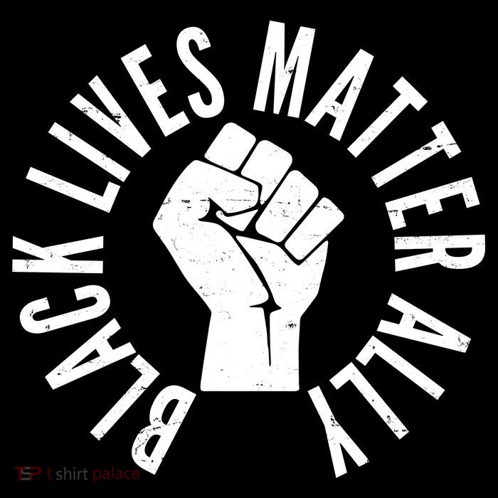 Black Lives Matter Ally Protest Fist T-Shirt
