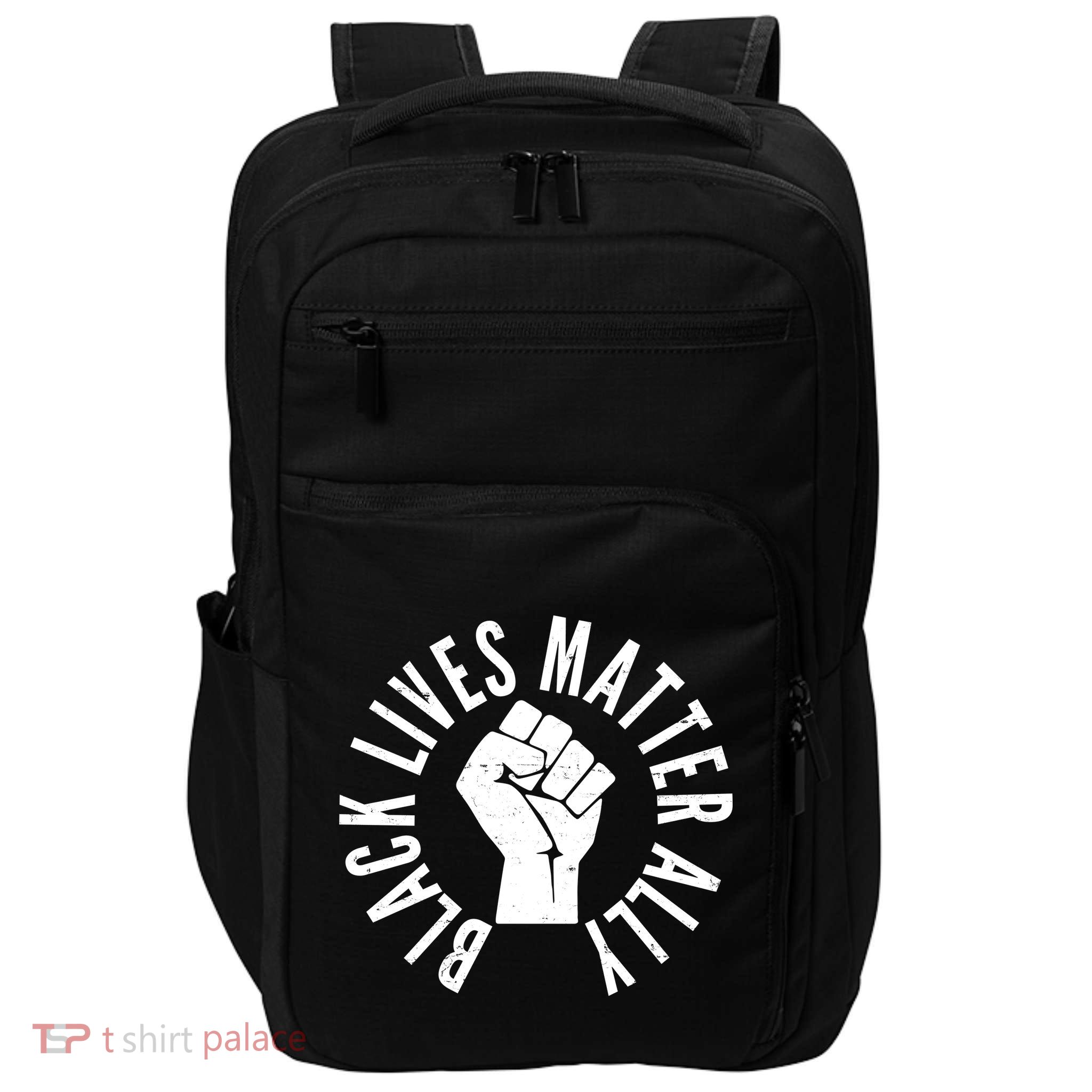 Black Lives Matter Ally Protest Fist Impact Tech Backpack