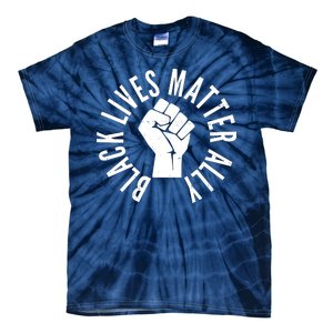 Black Lives Matter Ally Protest Fist Tie-Dye T-Shirt