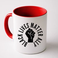 Black Lives Matter Ally Protest Fist Coffee Mug