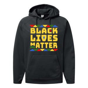 Black Lives Matter Equality Pride Melanin Performance Fleece Hoodie