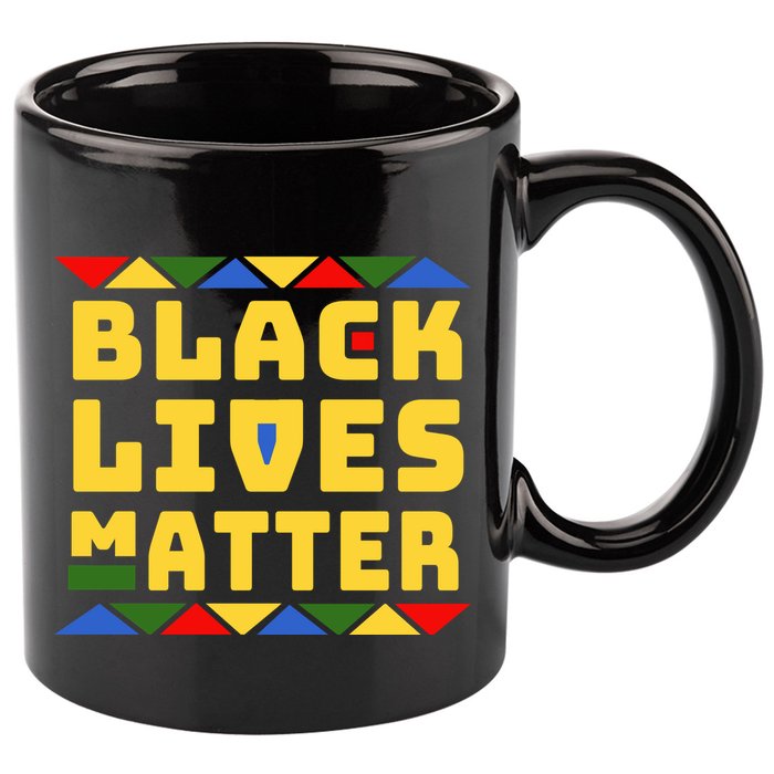 Black Lives Matter Equality Pride Melanin 11oz C Handle Ceramic Mug