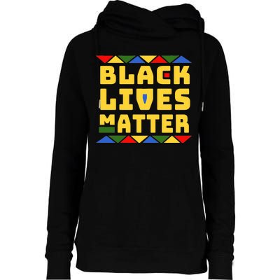 Black Lives Matter Equality Pride Melanin Womens Funnel Neck Pullover Hood