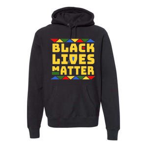 Black Lives Matter Equality Pride Melanin Premium Hoodie