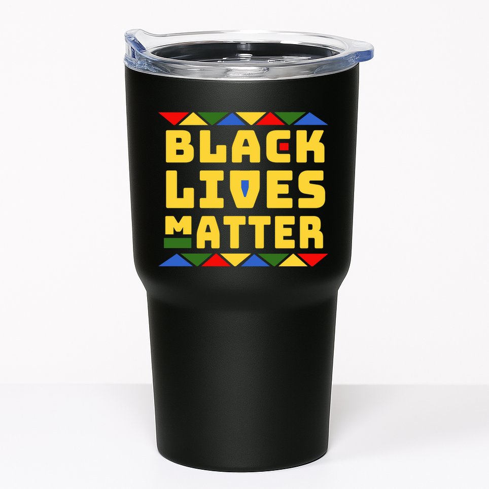 Black Lives Matter Equality Pride Melanin Tumbler