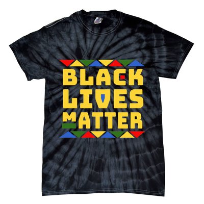 Black Lives Matter Equality Pride Melanin Tie-Dye T-Shirt