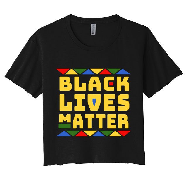 Black Lives Matter Equality Pride Melanin Crop Top