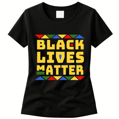 Black Lives Matter Equality Pride Melanin Womens T-Shirt