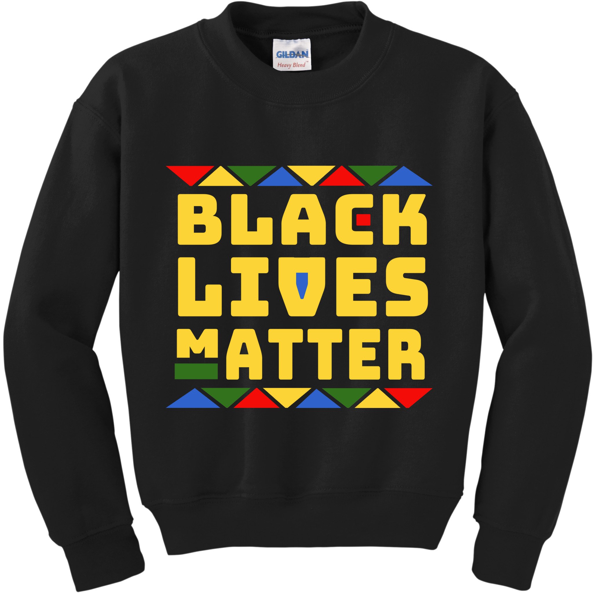 Black Lives Matter Equality Pride Melanin Kids Sweatshirt
