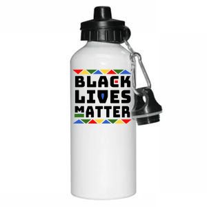 Black Lives Matter Equality Pride Melanin Aluminum Water Bottle 