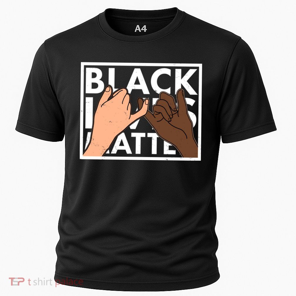 Black Lives Matter Linking Pinkies Unity Cooling Performance Crew T-Shirt