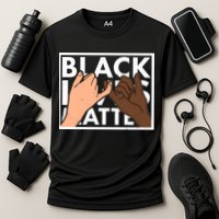 Black Lives Matter Linking Pinkies Unity Cooling Performance Crew T-Shirt