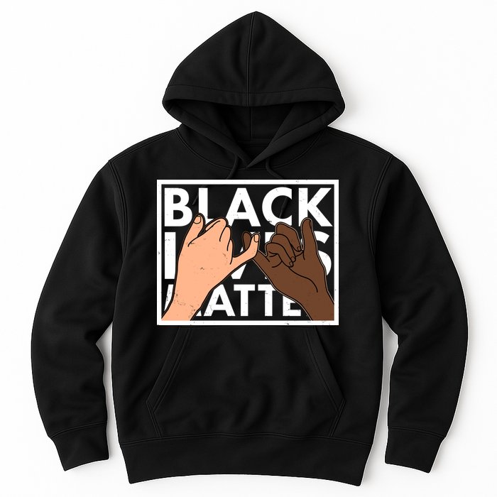 Black Lives Matter Linking Pinkies Unity Hoodie
