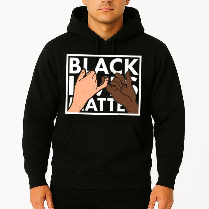 Black Lives Matter Linking Pinkies Unity Hoodie