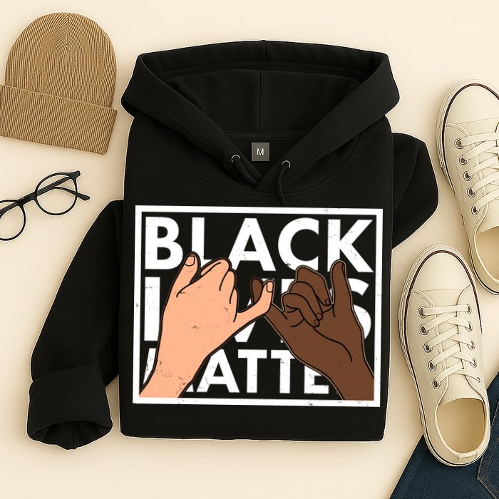 Black Lives Matter Linking Pinkies Unity Hoodie
