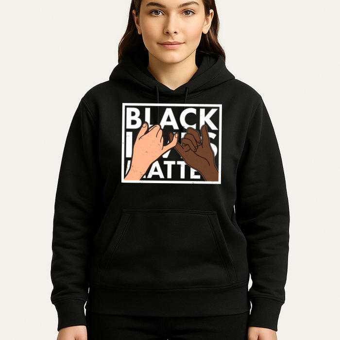Black Lives Matter Linking Pinkies Unity Hoodie