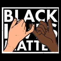Black Lives Matter Linking Pinkies Unity Hoodie