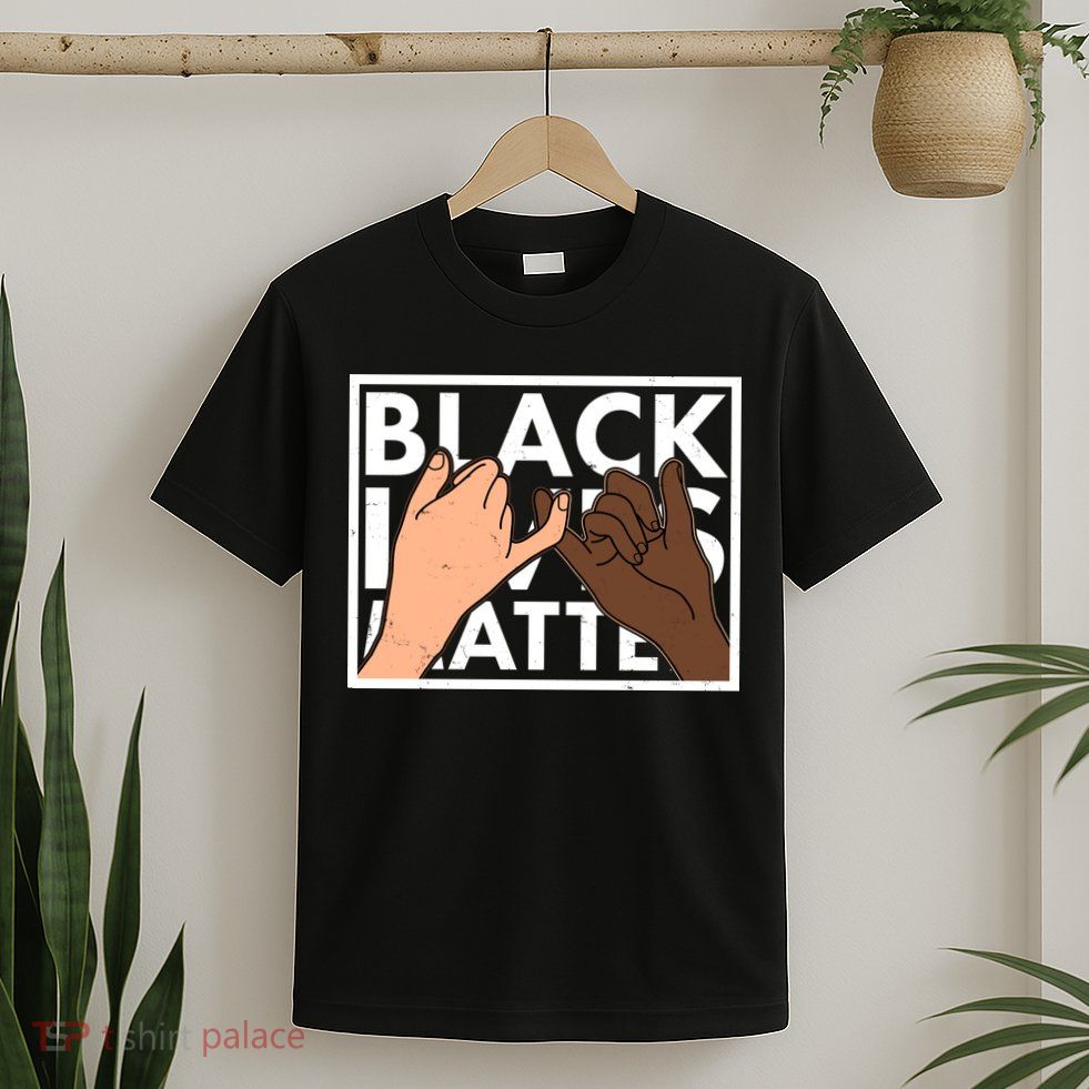 Black Lives Matter Linking Pinkies Unity T-Shirt