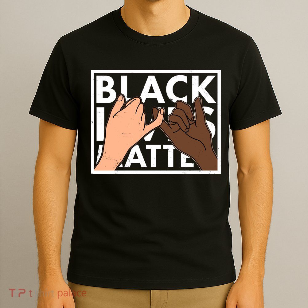 Black Lives Matter Linking Pinkies Unity T-Shirt