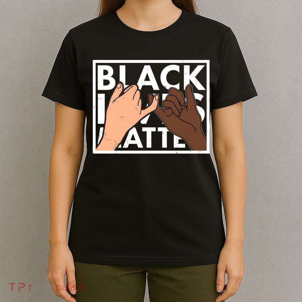 Black Lives Matter Linking Pinkies Unity T-Shirt