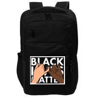 Black Lives Matter Linking Pinkies Unity Impact Tech Backpack