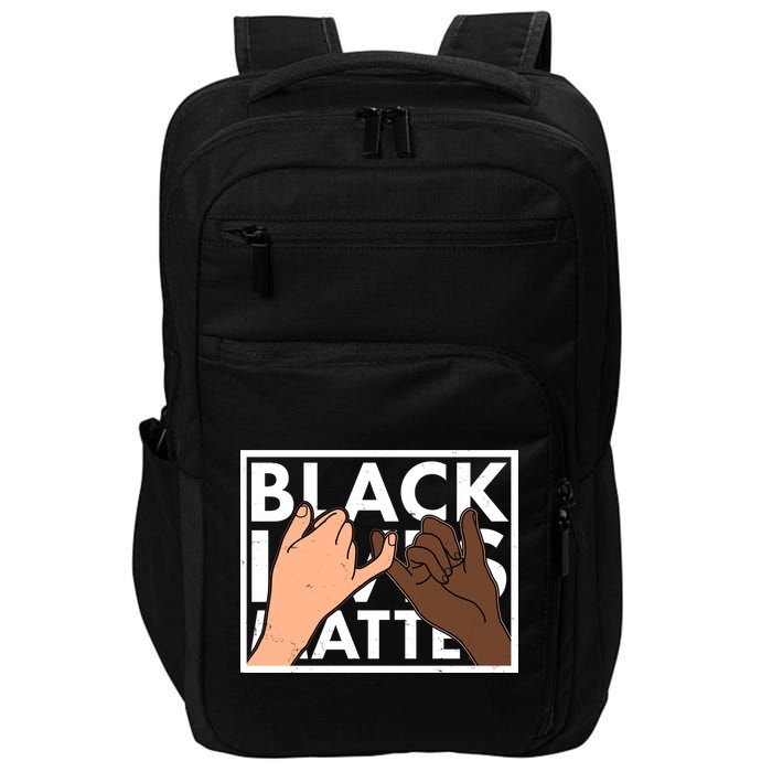 Black Lives Matter Linking Pinkies Unity Impact Tech Backpack
