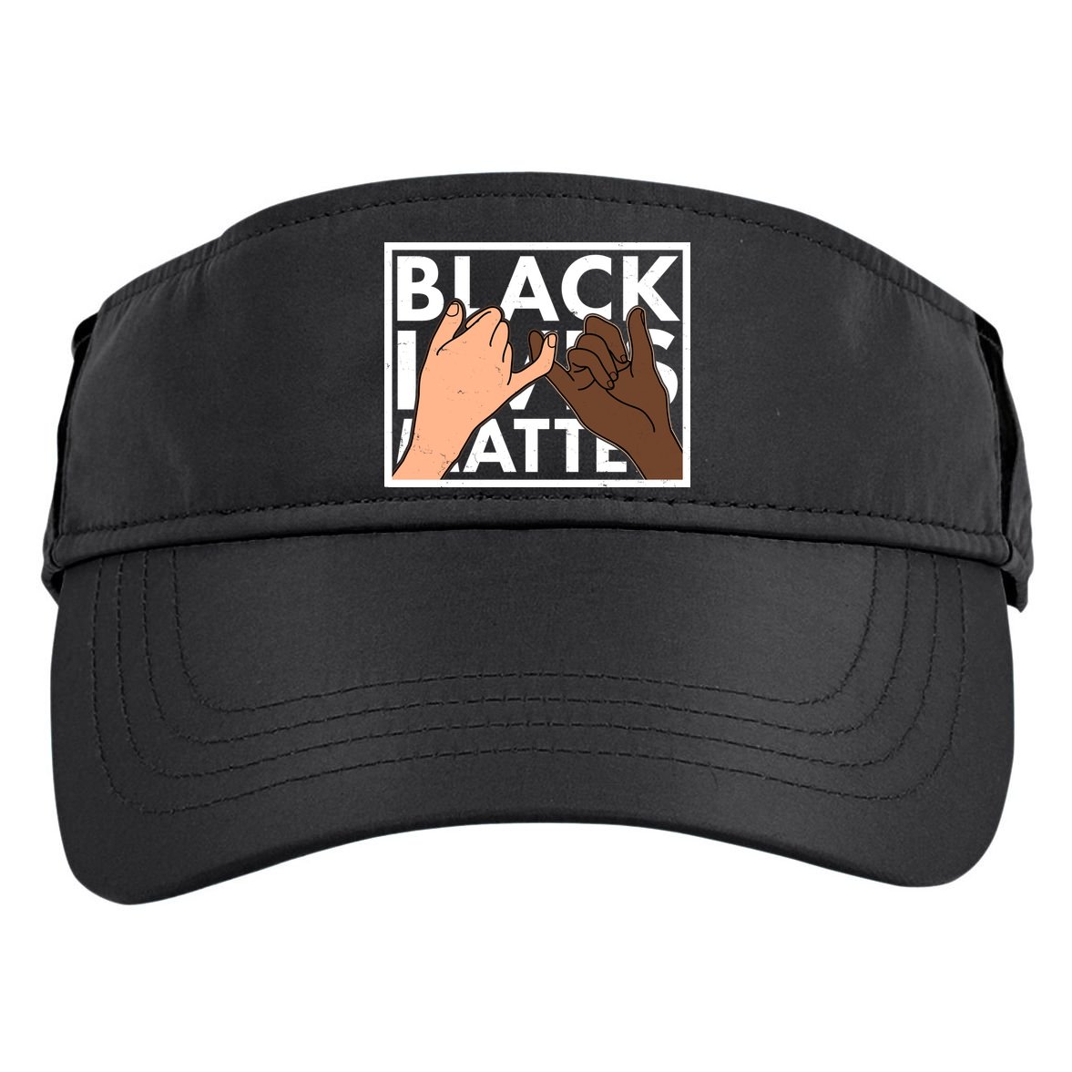 Black Lives Matter Linking Pinkies Unity Adult Drive Performance Visor