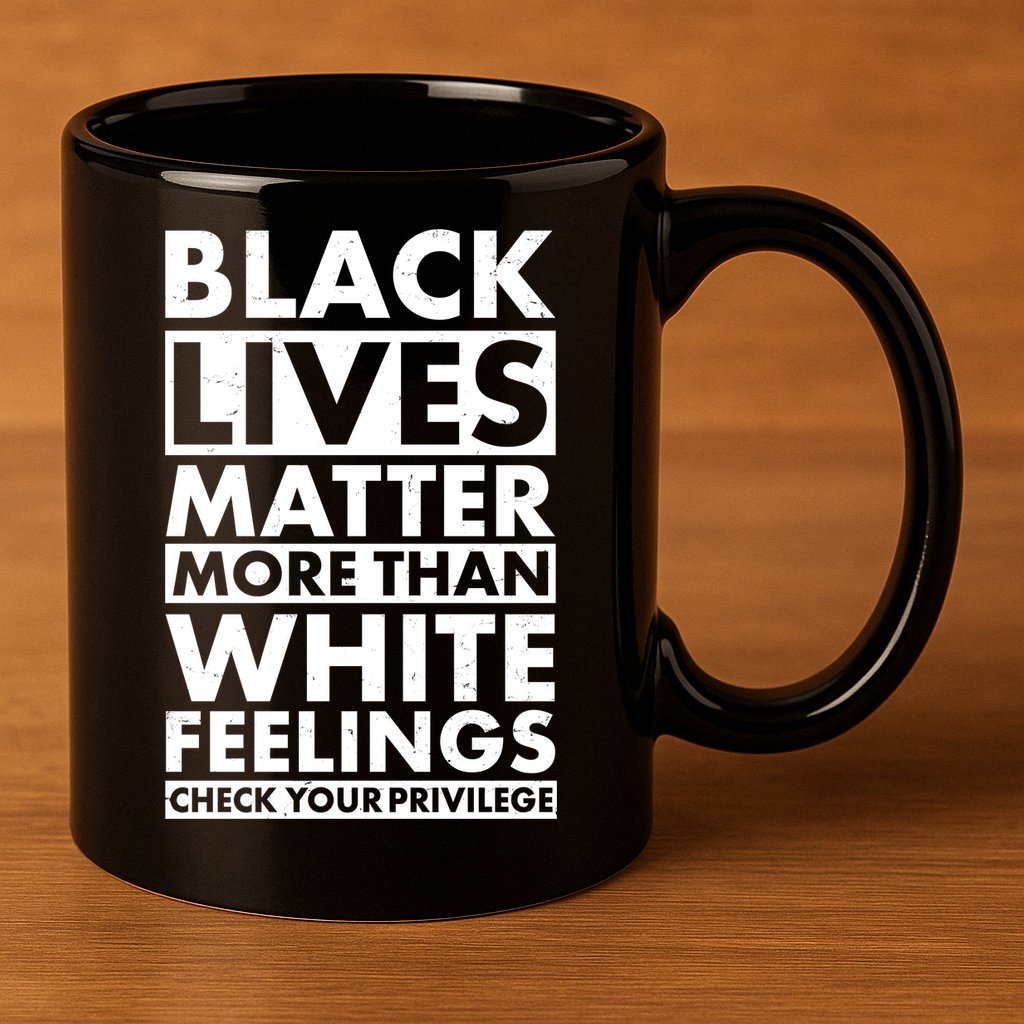 Black Lives Matter More Than White Feelings 11oz C Handle Ceramic Mug