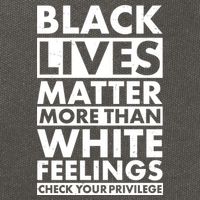 Black Lives Matter More Than White Feelings Cotton Canvas Backpack