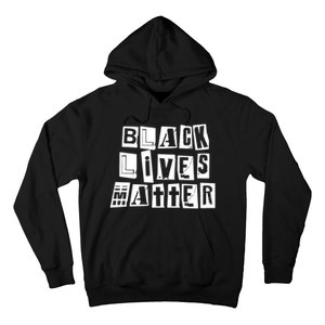 Black Lives Matter Note style  Hoodie