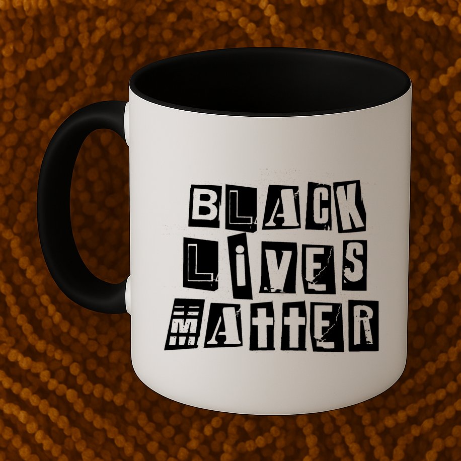 Black Lives Matter Note style  Mug