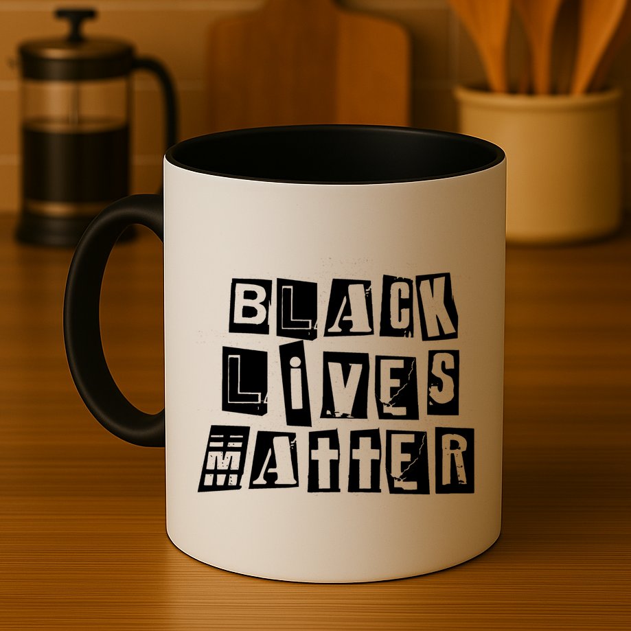 Black Lives Matter Note style  Mug