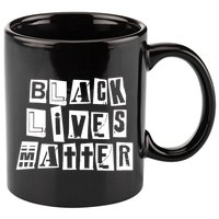 Black Lives Matter Note style  11oz C Handle Ceramic Mug