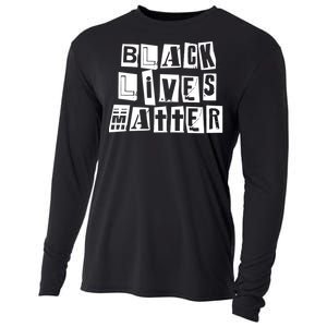 Black Lives Matter Note style  Cooling Performance Long Sleeve Crew