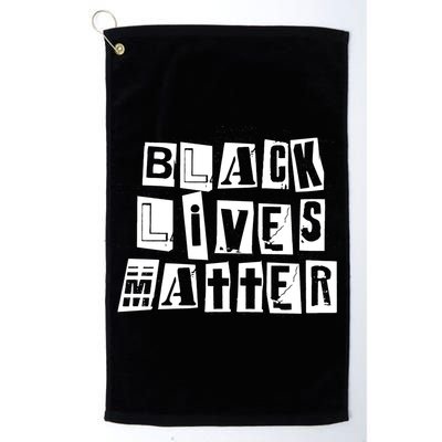 Black Lives Matter Note style  Golf Towel