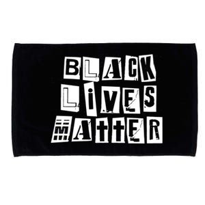 Black Lives Matter Note style  Microfiber Hand Towel