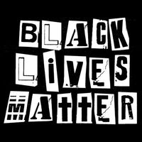 Black Lives Matter Note style  Full Zip Hoodie