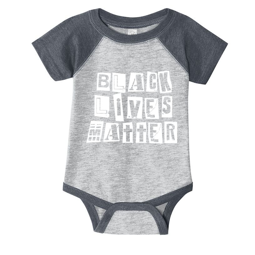 Black Lives Matter Note style  Infant Baby Jersey Bodysuit