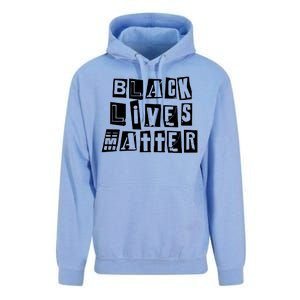 Black Lives Matter Note style  Unisex Surf Hoodie