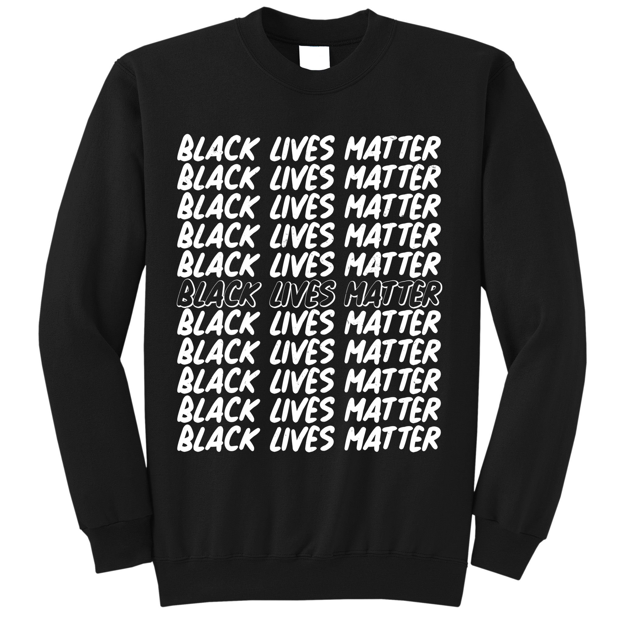 Black Lives Matter Pattern Sweatshirt
